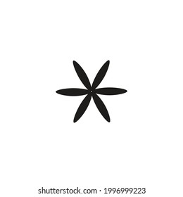 flower icon on a white background