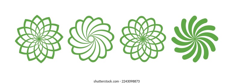 flower icon on white background