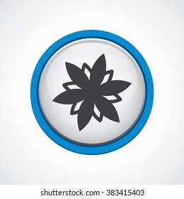 flower icon, on white background