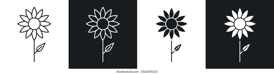Flower icon pack for app and website ui designs.