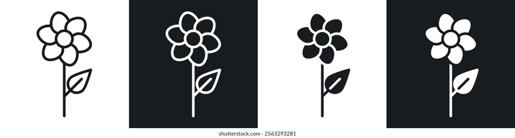 Flower icon pack for app and website ui designs.