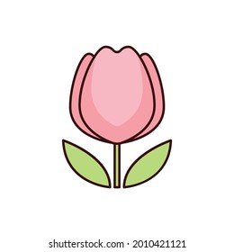 flower icon, plant icon, floral vector illustration