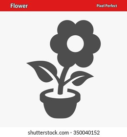 Flower Icon. Professional, pixel perfect icons optimized for both large and small resolutions. EPS 8 format.