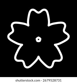 Blumensymbol. Retro Frühling Sommer weiße Blume Symbol Design Vektor. Kamillensymbol-Set. Niedliche runde Blumenpflanze Symbol-Sammlung, Vektorgrafiken für Druck, Web und Grafikdesign, einzeln auf Weiß