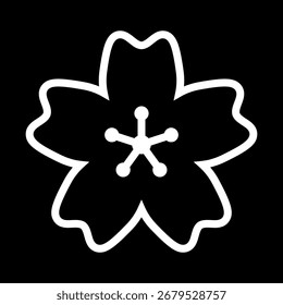 Icono de la flor. Vector retro de diseño de icono de flor blanca de primavera verano. Conjunto de iconos de manzanilla. Ilustraciones vectoriales redondas lindas de la colección del icono de la planta de flor para la impresión, el Web y el Diseño gráfico, aislados en blanco