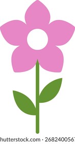 Flower icon. Retro spring summer white flower icon design vector. Camomile icon set. Cute round flower plant collection isolated on white background.