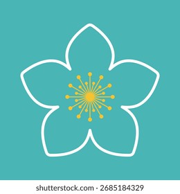 Flower icon. Retro spring summer autumn flower icons set. Camomile icon set. Cute round flower plant vector collection isolated on white background.