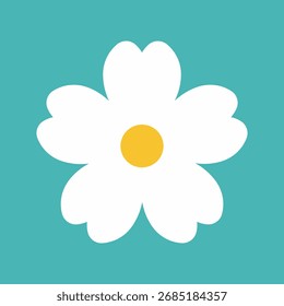 Ícone Flor. Retro primavera verão outono flor ícones conjunto. Conjunto de ícones de camomila. Coleção de vetor de planta de flor redonda bonito isolado no fundo branco.