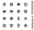 spring flowers icons