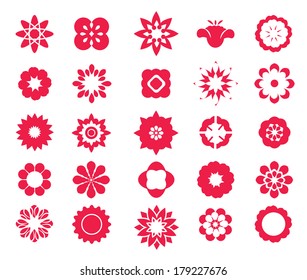 Flower icon set 2.