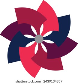 Conjunto de iconos de flores vectorizadas