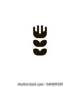 flower icon. sign design