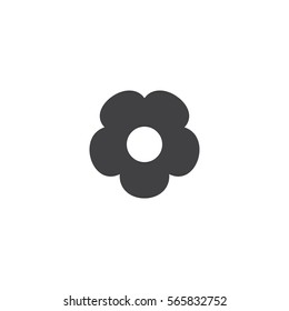 flower icon. sign design