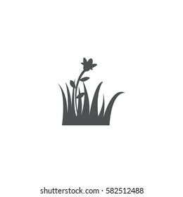 flower icon. sign design