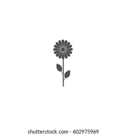 flower icon. sign design