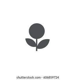 flower icon. sign design