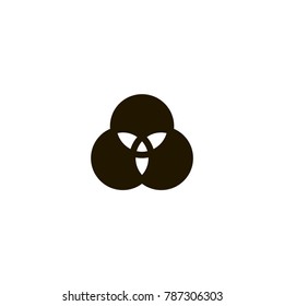 flower icon. sign design
