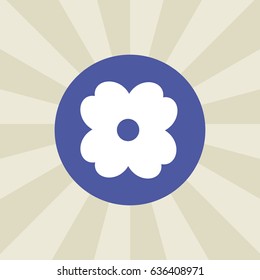 flower. icon. sign design. background