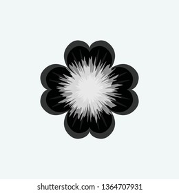 flower icon. sign design. Floral Vector Ornament For Backgrounds, Logos, Stickers, Labels, Tags And Other Design. eps10