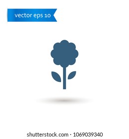 flower. flower icon. sign design. Vector EPS 10.
