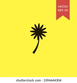 flower. flower icon. sign design. Vector EPS 10.
