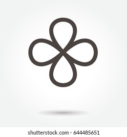 flower icon. sign design vector. illustration. on white background. logo