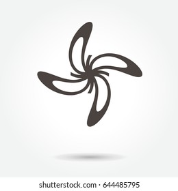 flower icon. sign design vector. illustration. on white background. logo