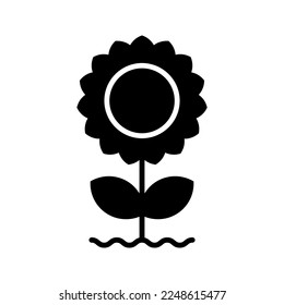 Flower icon. sign for mobile concept and web design. vector illustration