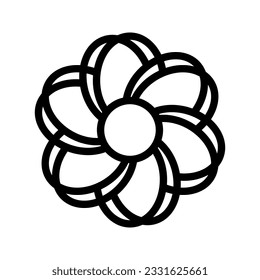 Flower icon. sign for mobile concept and web design. vector illustration