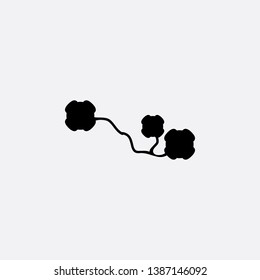 flower icon sign signifier vector