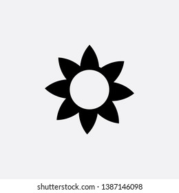 flower icon sign signifier vector