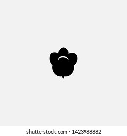 flower icon sign signifier vector