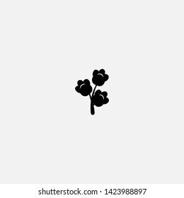 flower icon sign signifier vector