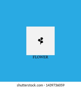 flower icon sign signifier vector