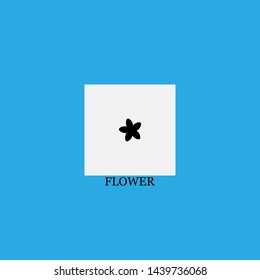 flower icon sign signifier vector