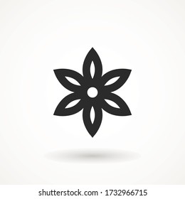 Flower Icon sign Spring symbol for your web site design, logo, app isolated on white background.