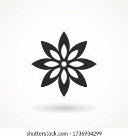 Flower Icon sign Spring symbol for your web site design, logo, app isolated on white background.