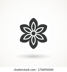 Flower Icon sign Spring symbol for your web site design, logo, app isolated on white background.