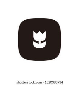 Flower icon sign symbol