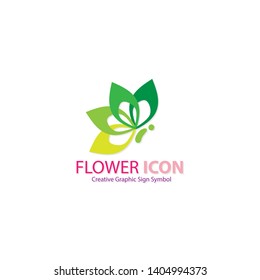 flower icon sign symbol logo graphic design