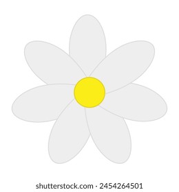 The flower icon signifies spring. Peace illustration.