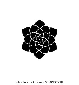 Flower icon. Simple element illustration. Flower symbol design template. Can be used for web and mobile on the white background