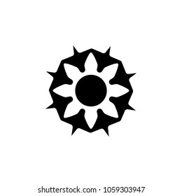 Flower icon. Simple element illustration. Flower symbol design template. Can be used for web and mobile on the white background