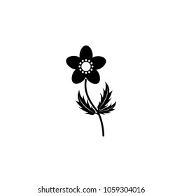 Flower icon. Simple element illustration. Flower symbol design template. Can be used for web and mobile on the white background