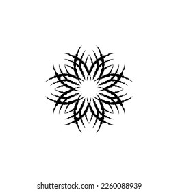 Flower icon. Simple style flower poster background symbol. Flower brand logo design element. Flower t-shirt printing. vector for sticker.