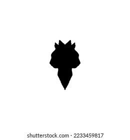 Flower icon. Simple style Flower shop poster background symbol. Flower brand logo design element. Flower t-shirt printing. Vector for sticker.