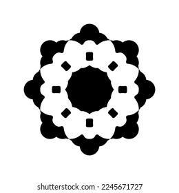 Flower icon. Simple style Flower shop poster background symbol. Flower brand logo design element. Flower t-shirt printing. Vector for sticker.