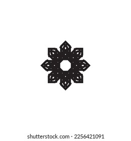 Flower icon. Simple style Flower shop poster background symbol. Flower brand logo design element. Flower t-shirt printing. Vector for sticker.