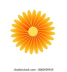 Icono de flor. Vector simple de flores o clipart.,