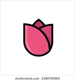 Stockillustration mit Blumensymbol